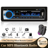 Home Car Din Bluetooth Stereo MP3 Player with FM Radio and USB Input - Himpall